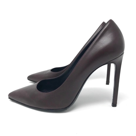 YSL Saint Laurent Anja High-Heel Leather Pumps - Picture 5 of 7